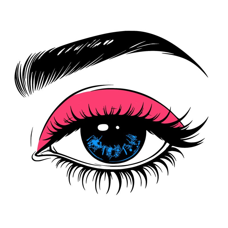 eye closed realistic