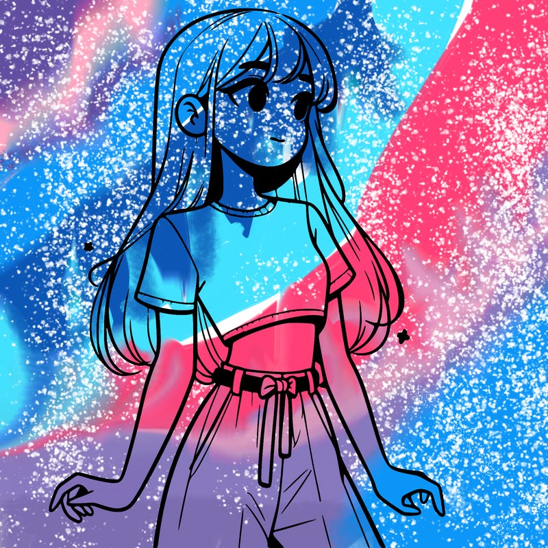 girl in a cute crop top