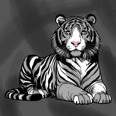 realistic tiger
