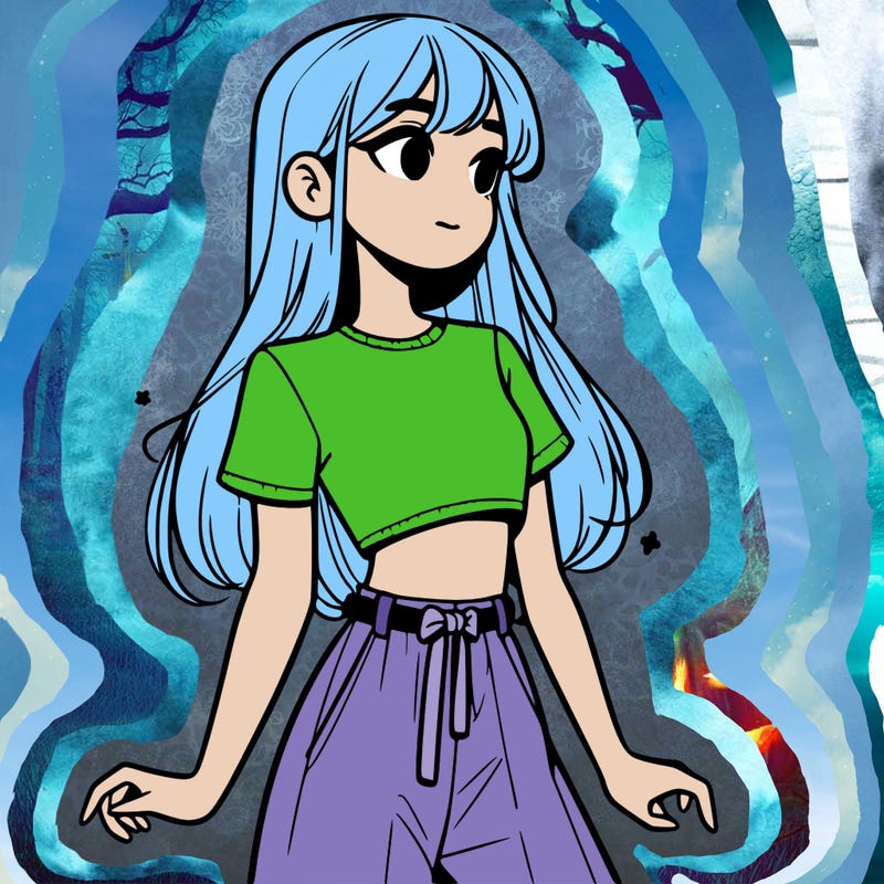 girl in a cute crop top