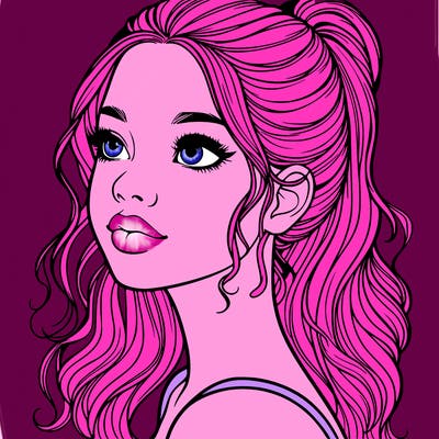 beautiful realistic girl