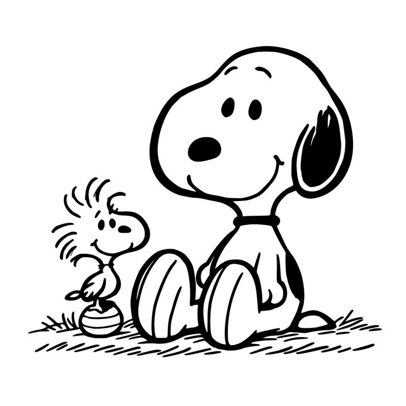 snoopy with woodstock