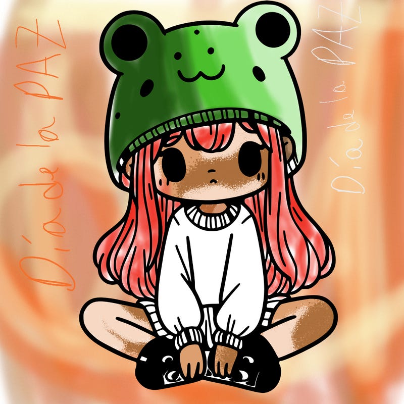 a girl wearing a frog hat and some frog socks