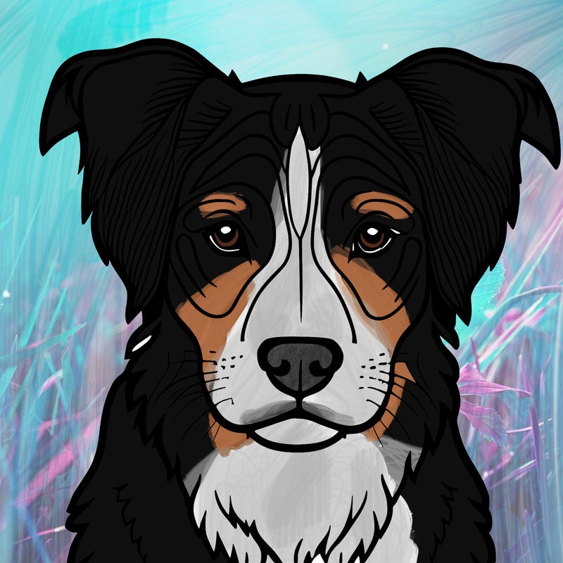 cut dog