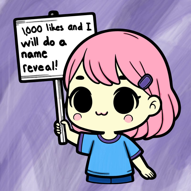 girl holding up a sign