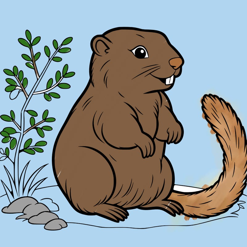 yellow bellied marmot