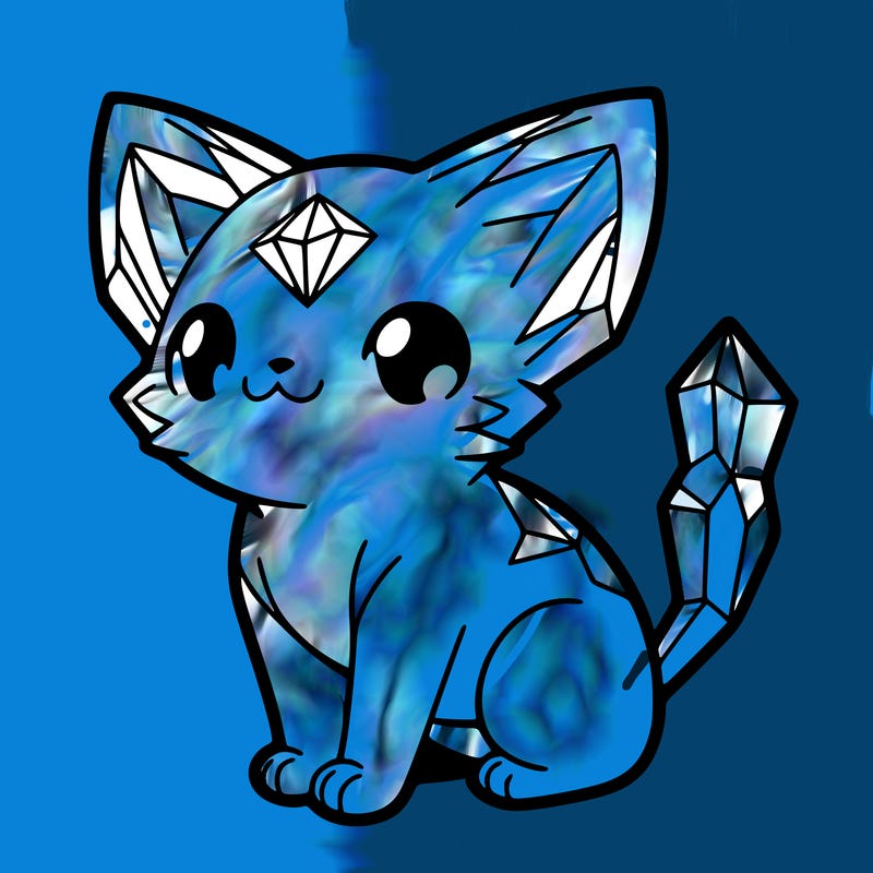 crystal kitten