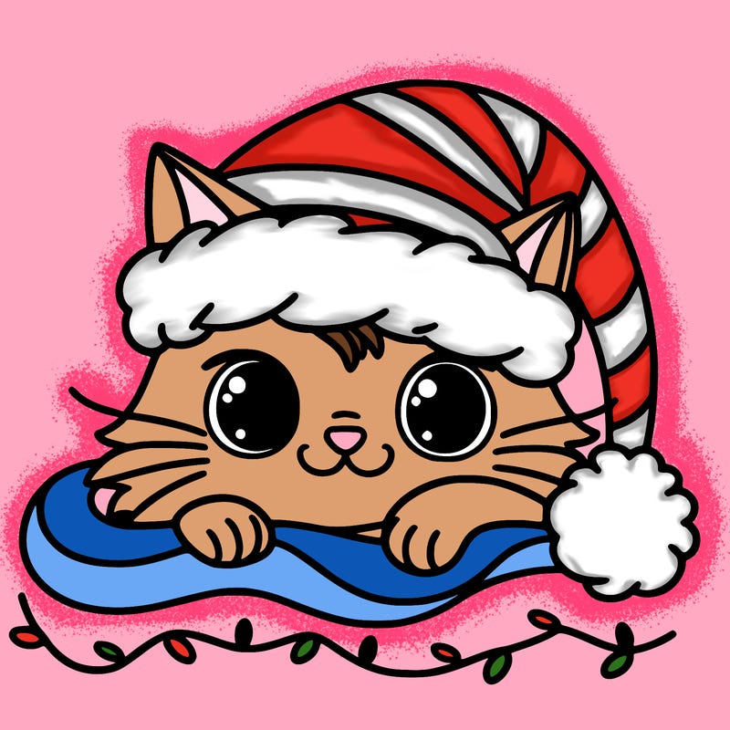 cat christmas