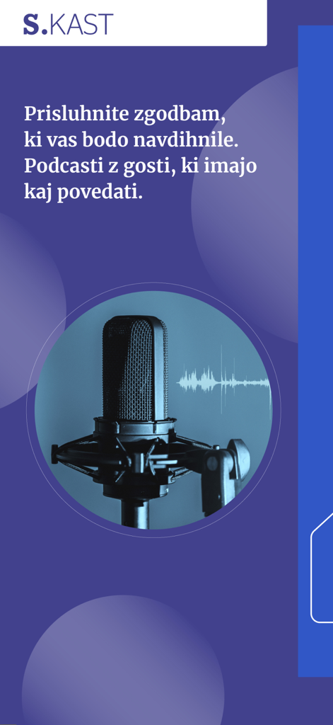 Siol.net - Siol.net app podcast section called Spotkast featuring inspirational stories and interviews