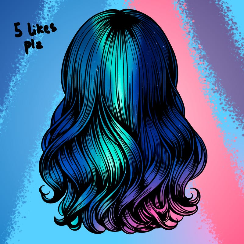 hair relistic  girl