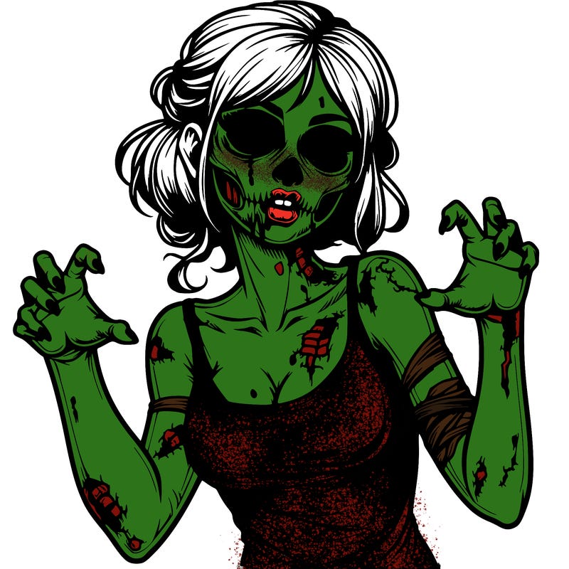 realistic zombie girl