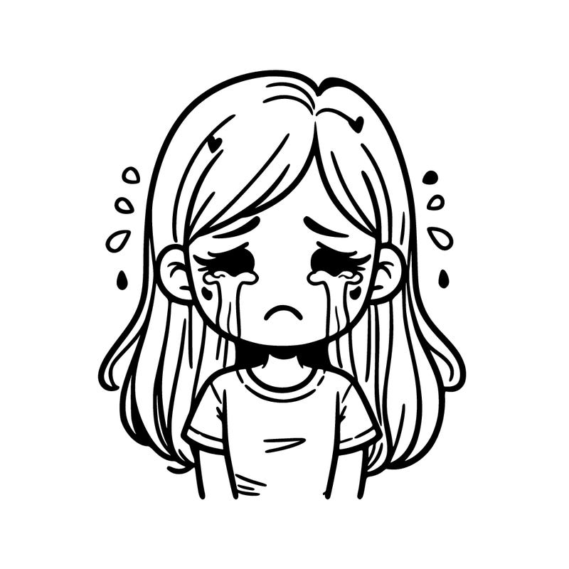 a girl heartbroken and crying