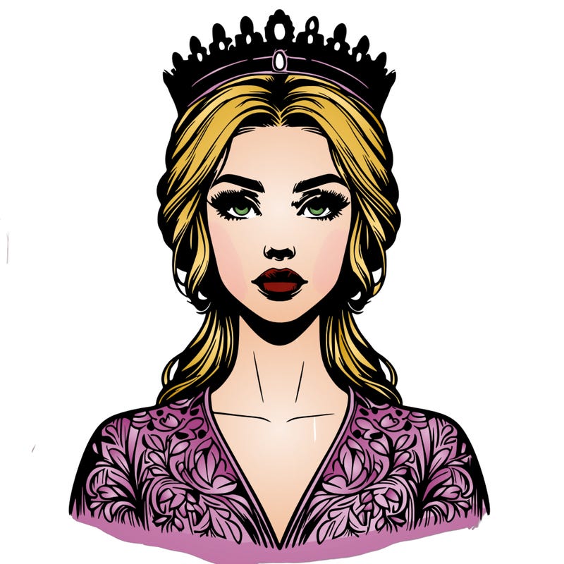 realistic beautiful queen