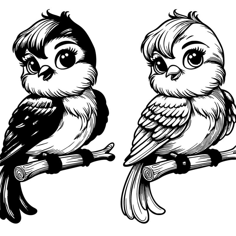 realistic love birds