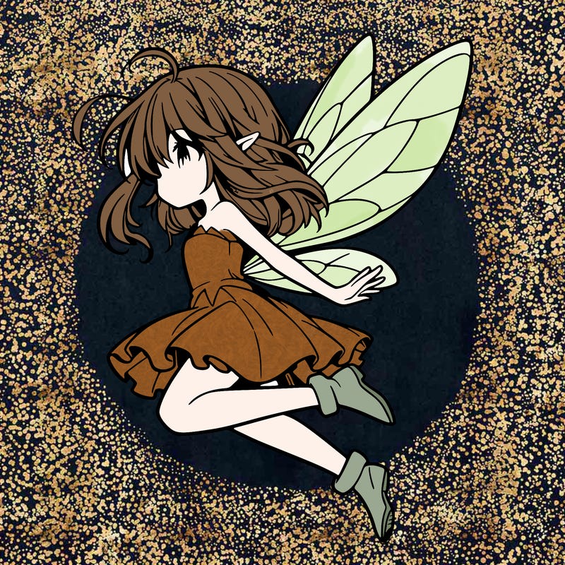 manga fairy flying