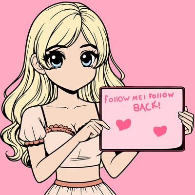 realistic pretty girl holding blank sign