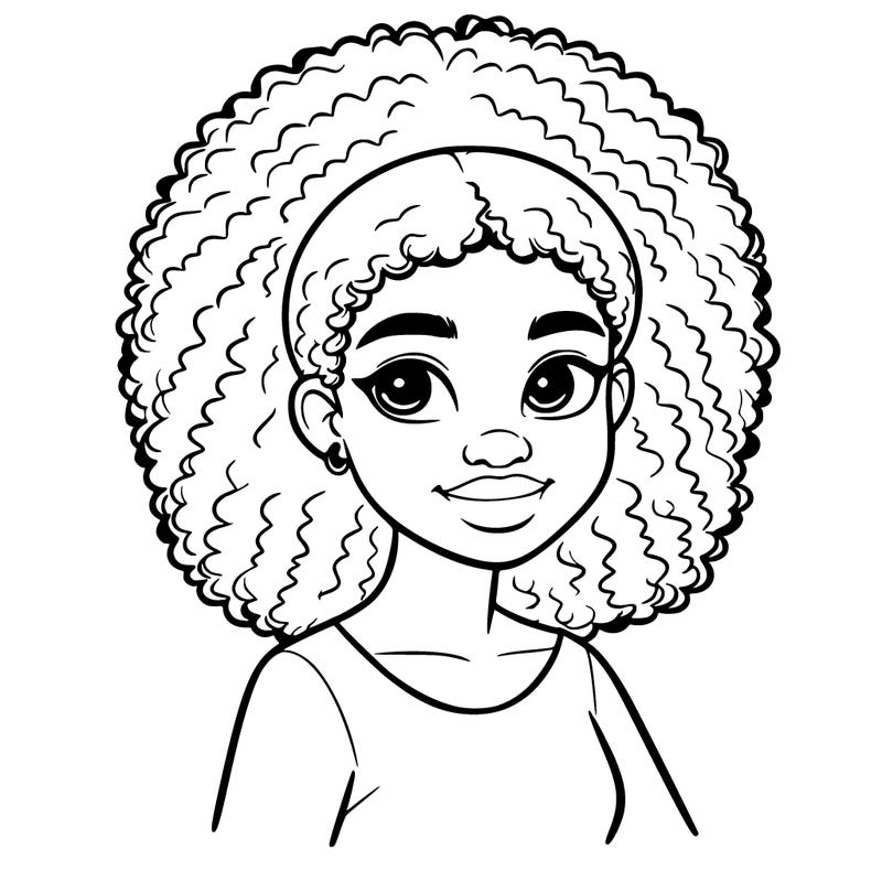 realistic black girl