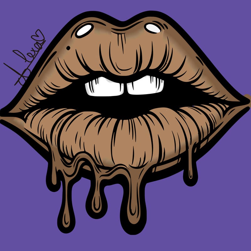 lips that look realistic and drip