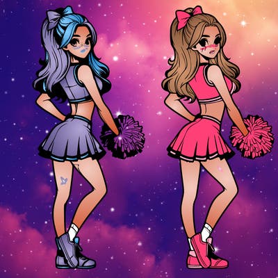 realistic cheerleader