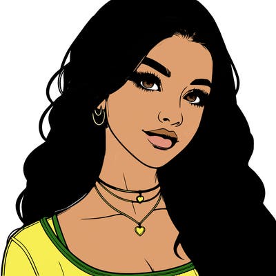 detailed realistic girl