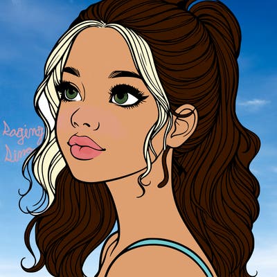 beautiful realistic girl