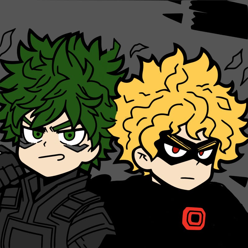 bakugo x deku my hero academia