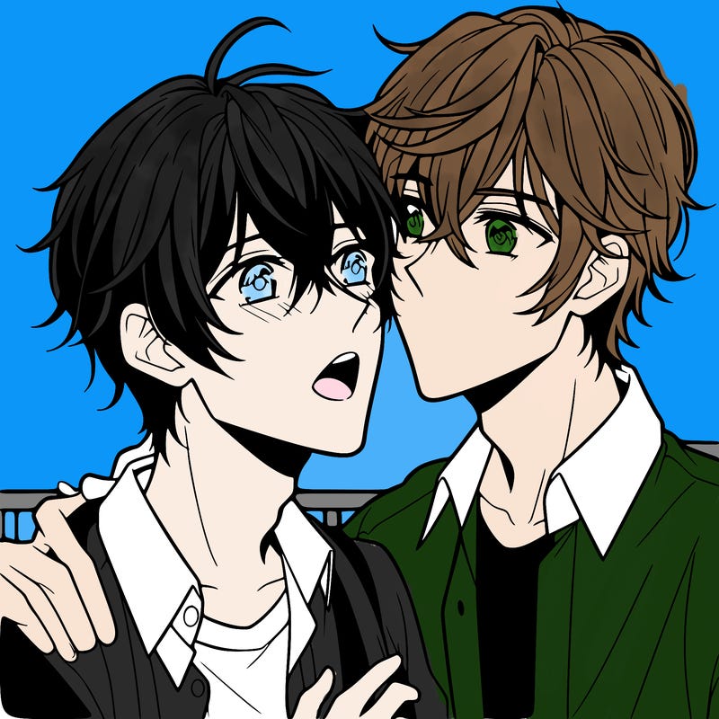 anime boys being gay