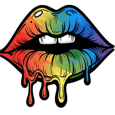 lips that look realistic and drip