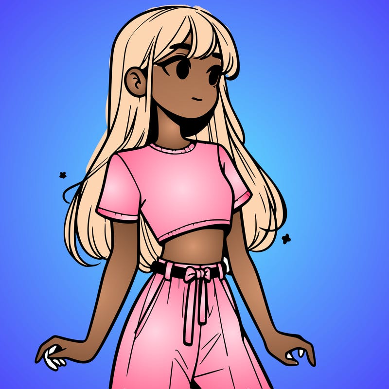 girl in a cute crop top