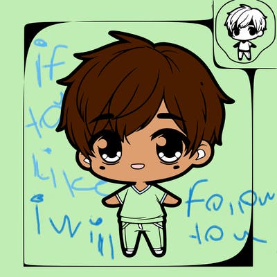 chibi cute boy