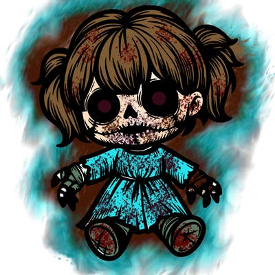 creepy doll