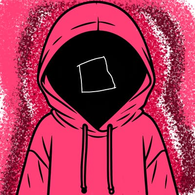 faceless girl in hoodie