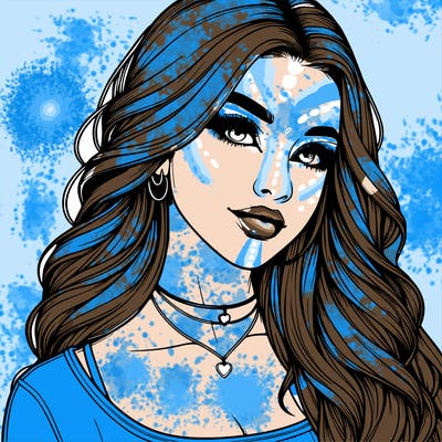 detailed realistic girl