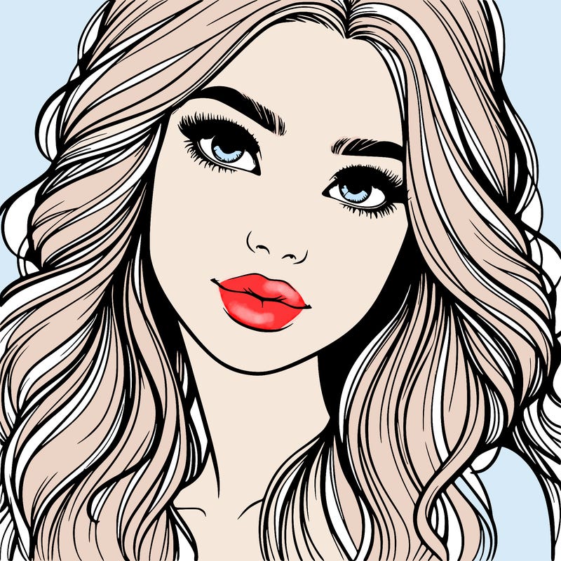 beautiful realistic girl