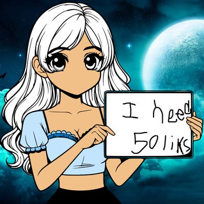 realistic pretty girl holding blank sign