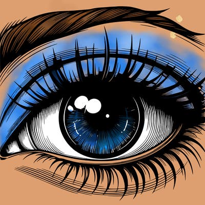 realistic eye