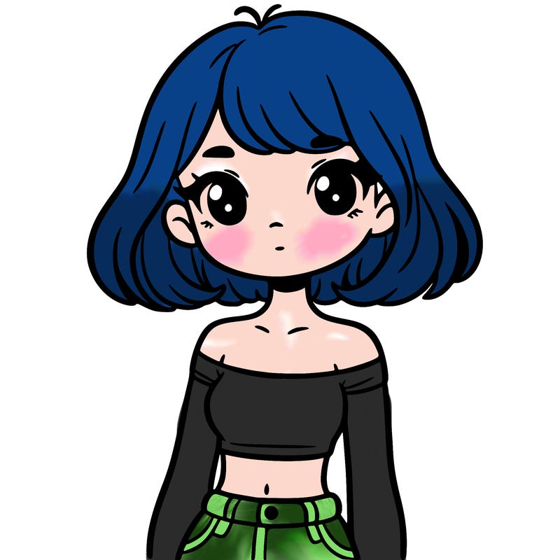 girl in a cute crop top