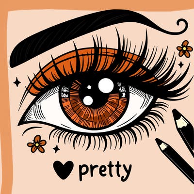 pretty eye