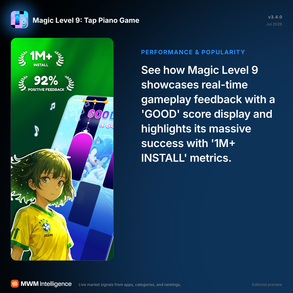 Magic Level 9: Tap Piano Game - Games App | MWM