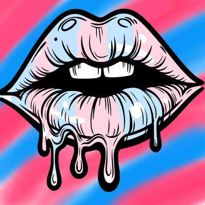 lips that look realistic and drip