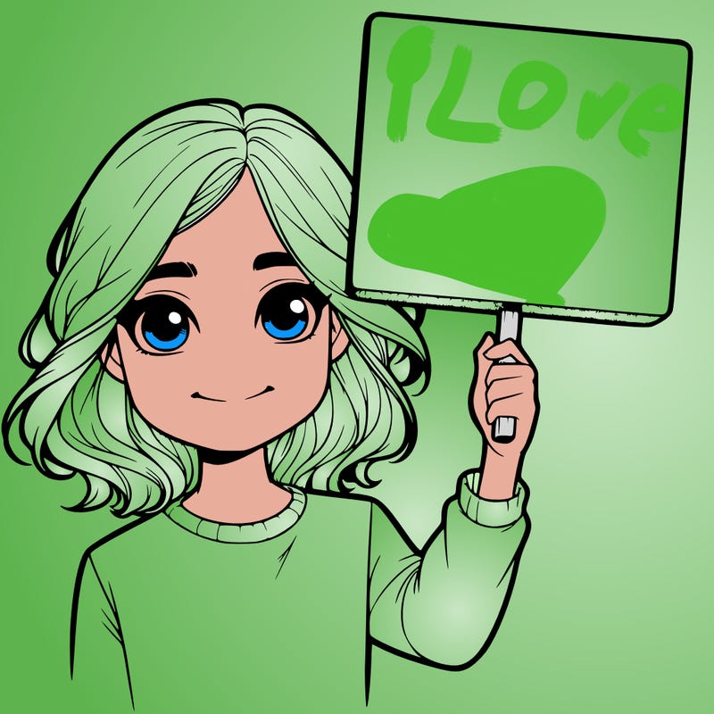 realistic girl holding up a sign