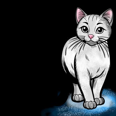 domestic short-hair cat