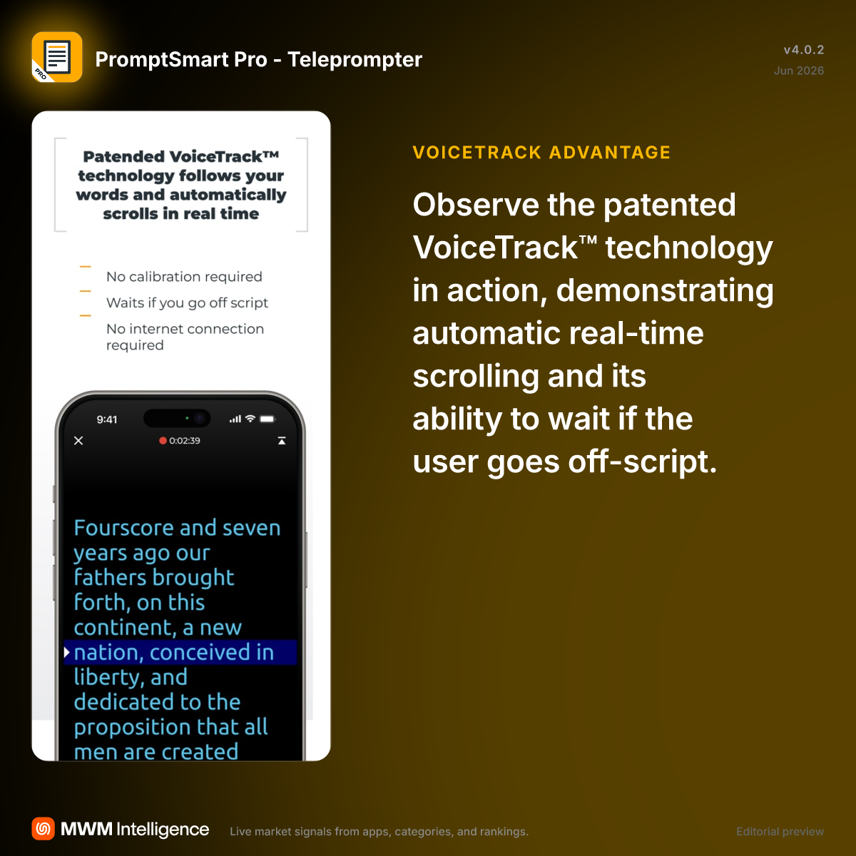 PromptSmart Pro - Teleprompter - Photo & Video App | MWM