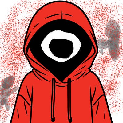 faceless girl in hoodie