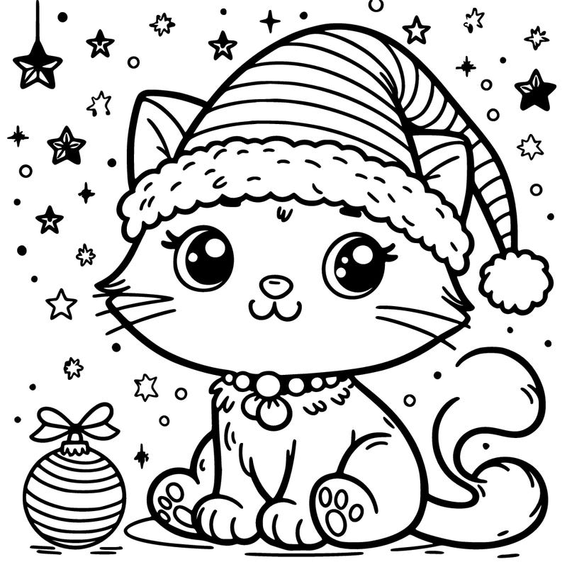 cat christmas