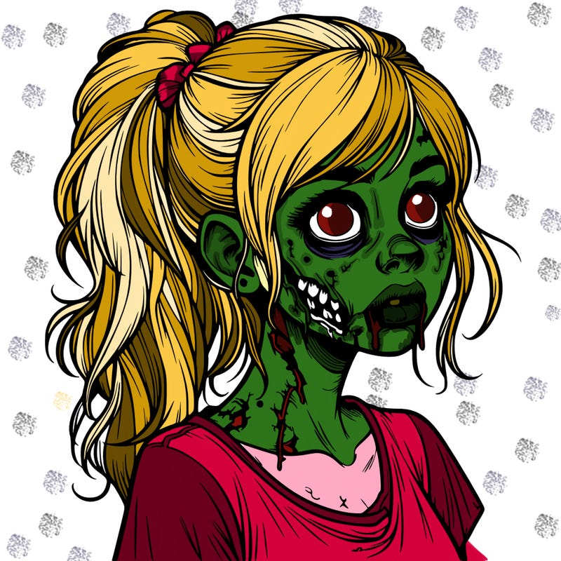 realistic zombie girl