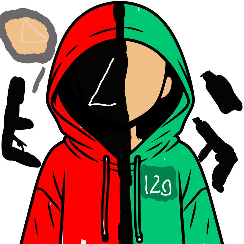 faceless girl in hoodie