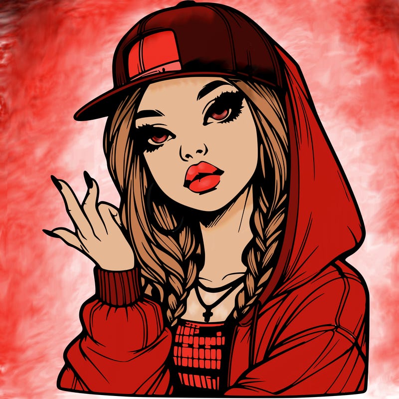 realistic hip hop girl