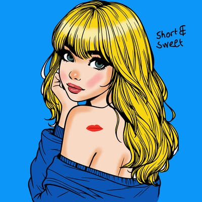 realistic girl with bangs looking over her shoulder