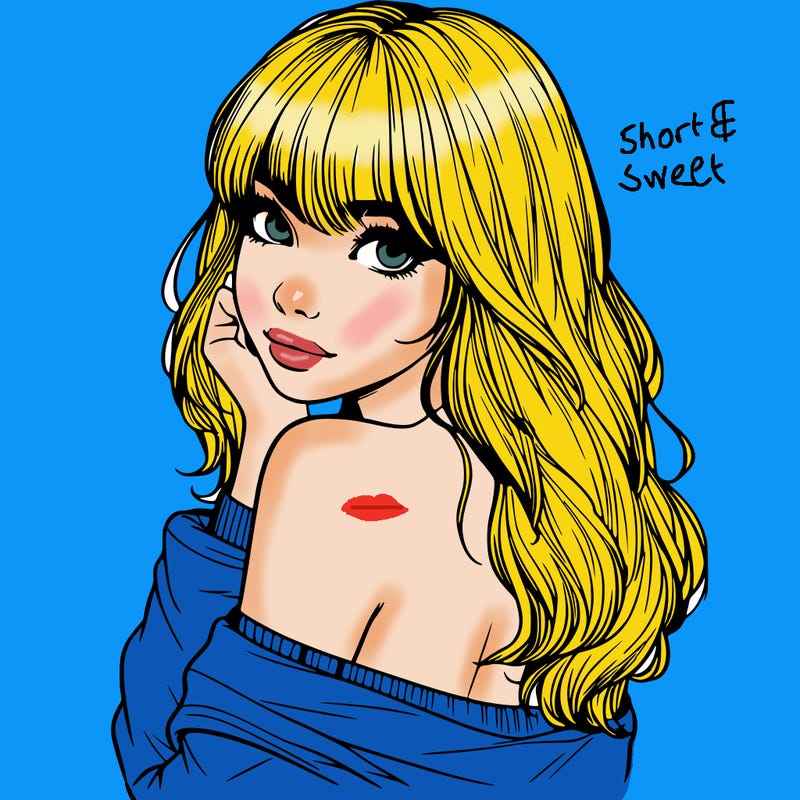 realistic girl with bangs looking over her shoulder